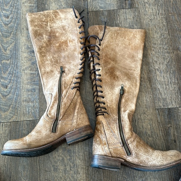 BED STU boot Surrey lace up boot without box - Picture 4 of 4